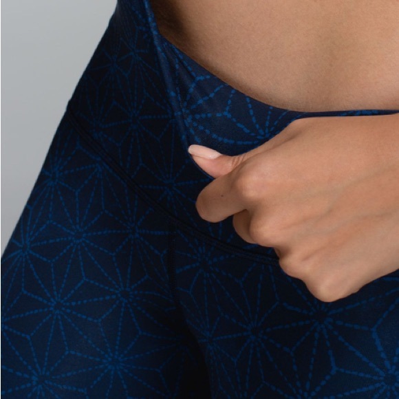 Lululemon Wunder Under Exploded Sashico Star Inkwell Rugged Size 8 - Picture 5 of 9